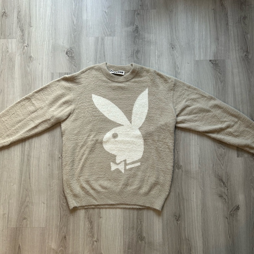 Beige Playboy Sweater